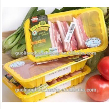 Plastic Vegetable Tray/Container/ Plastic Meat Tray with Absorb Pad